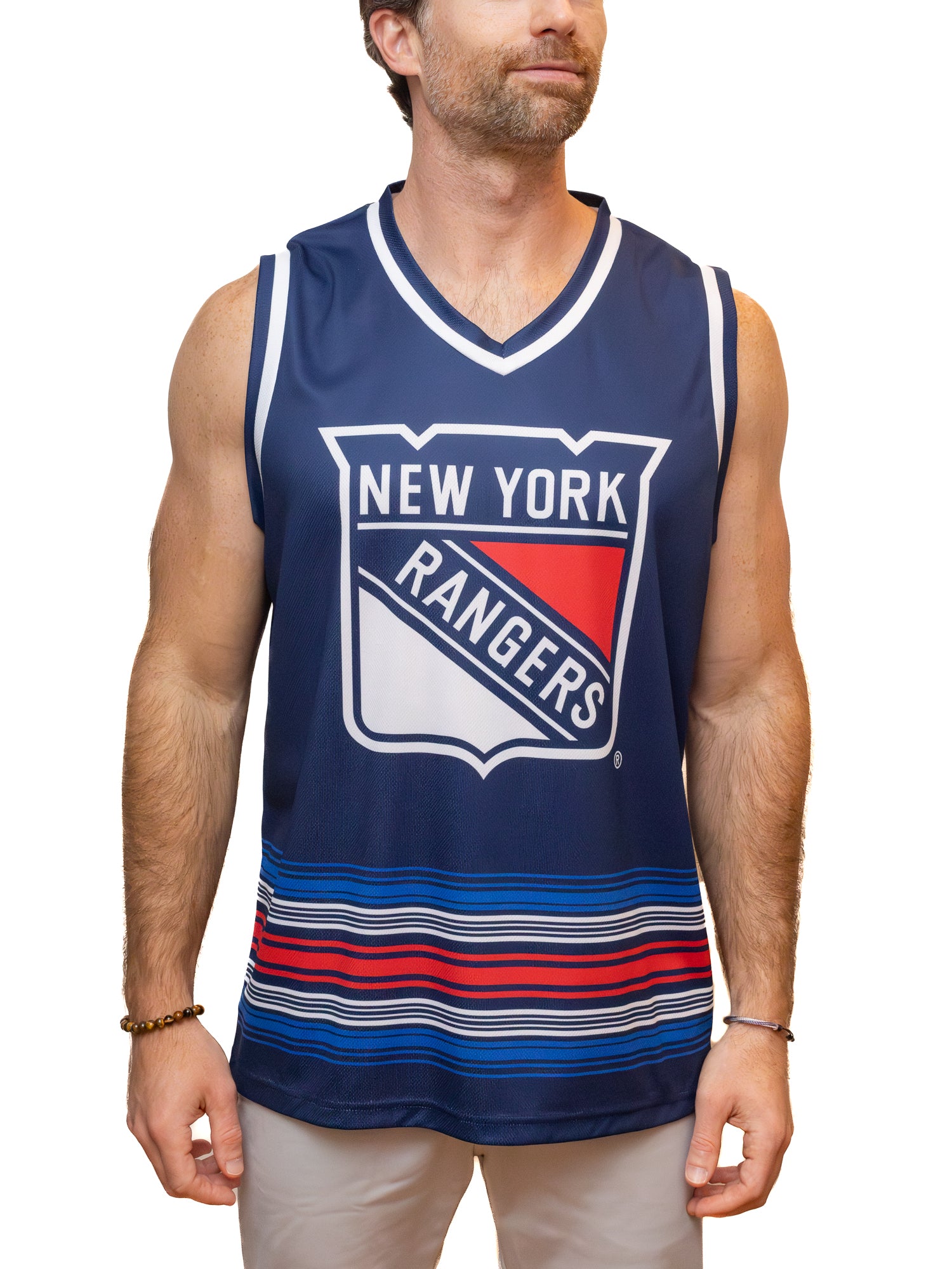 New York Rangers 2024 Alternate Hockey Tank – Bench Clearers