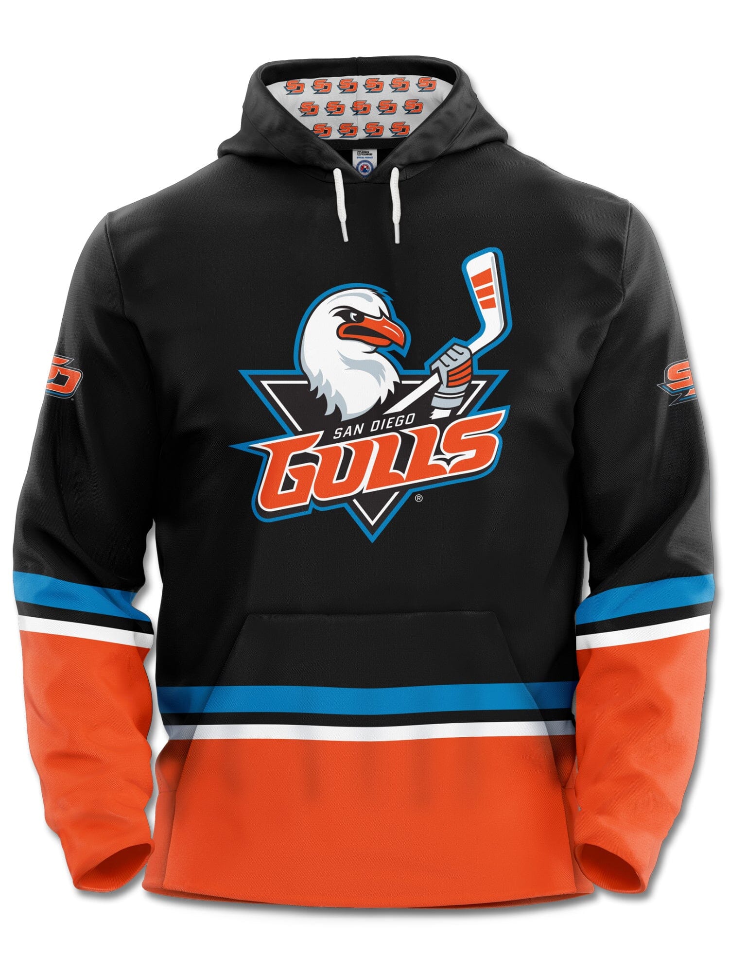 San Diego Gulls Hockey Hoodie – Bench Clearers - Main Image