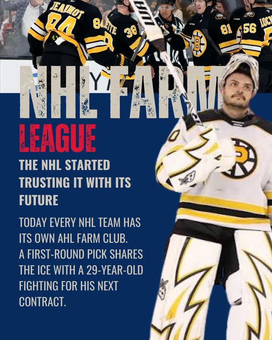 AHL story slide 7: the NHL started trusting it with its future - today every NHL team has its own AHL farm club, where a first-round pick shares the ice with a 29-year-old fighting for his next contract. — photo 7 of 11