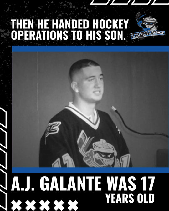 He handed hockey operations to his son — A.J. Galante was 17 years old — photo 3 of 10