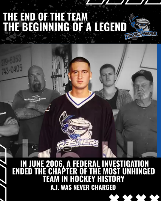 June 2006: a federal investigation ended the most unhinged team in hockey history — A.J. was never charged — photo 9 of 10