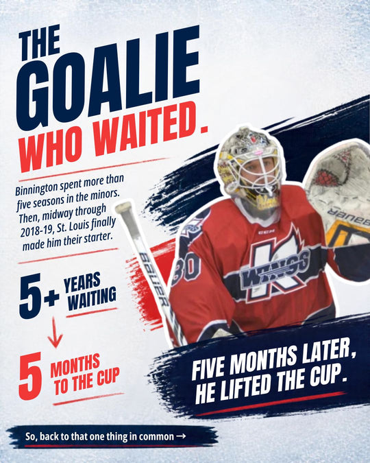 ECHL story slide 8: the goalie who waited - Jordan Binnington spent more than five seasons in the minors, then lifted the Stanley Cup five months after St. Louis made him the starter. — photo 8 of 12