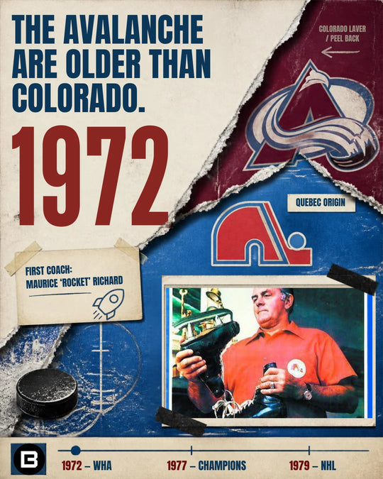 Quebec Nordiques founded in 1972 with Maurice Rocket Richard as their first coach — photo 1 of 16