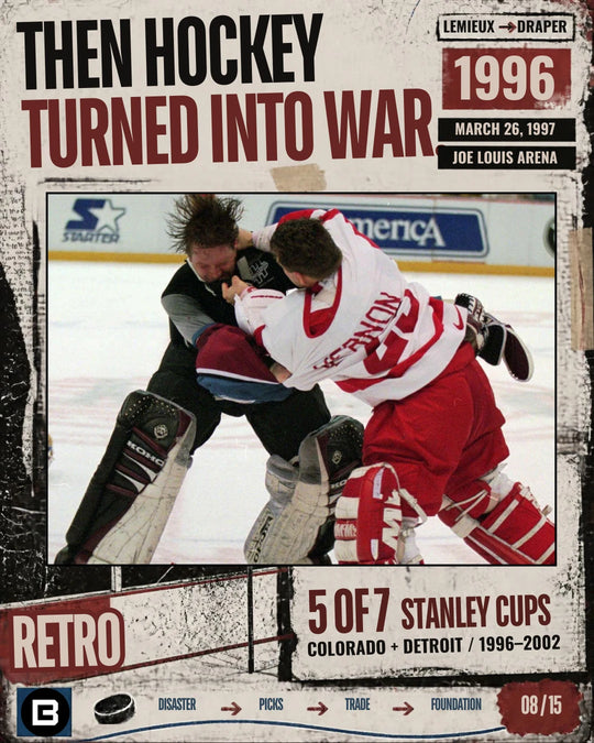 The 1997 Colorado Avalanche and Detroit Red Wings rivalry war — photo 9 of 16