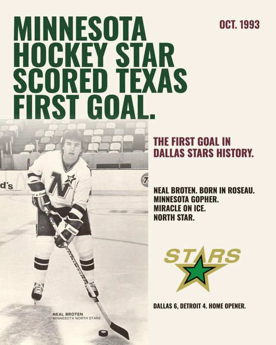 Minnesota hockey star Neal Broten scored the first goal in Dallas Stars history in October 1993 — photo 8 of 13