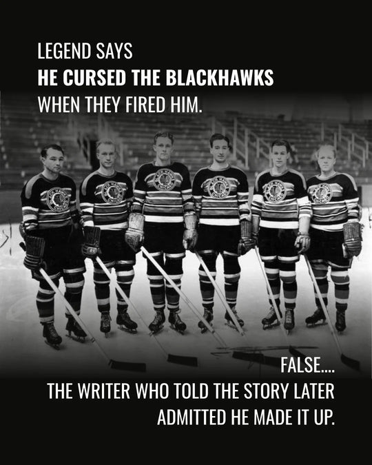 Legend says Muldoon cursed the Blackhawks when they fired him — false: the writer who told the story later admitted he made it up — photo 5 of 11