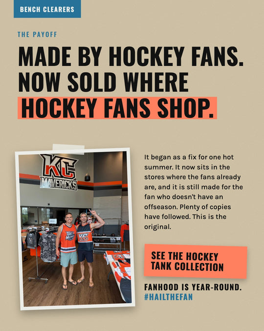 Made by hockey fans. Now sold where hockey fans shop. Bench Clearers team stores — photo 7 of 7