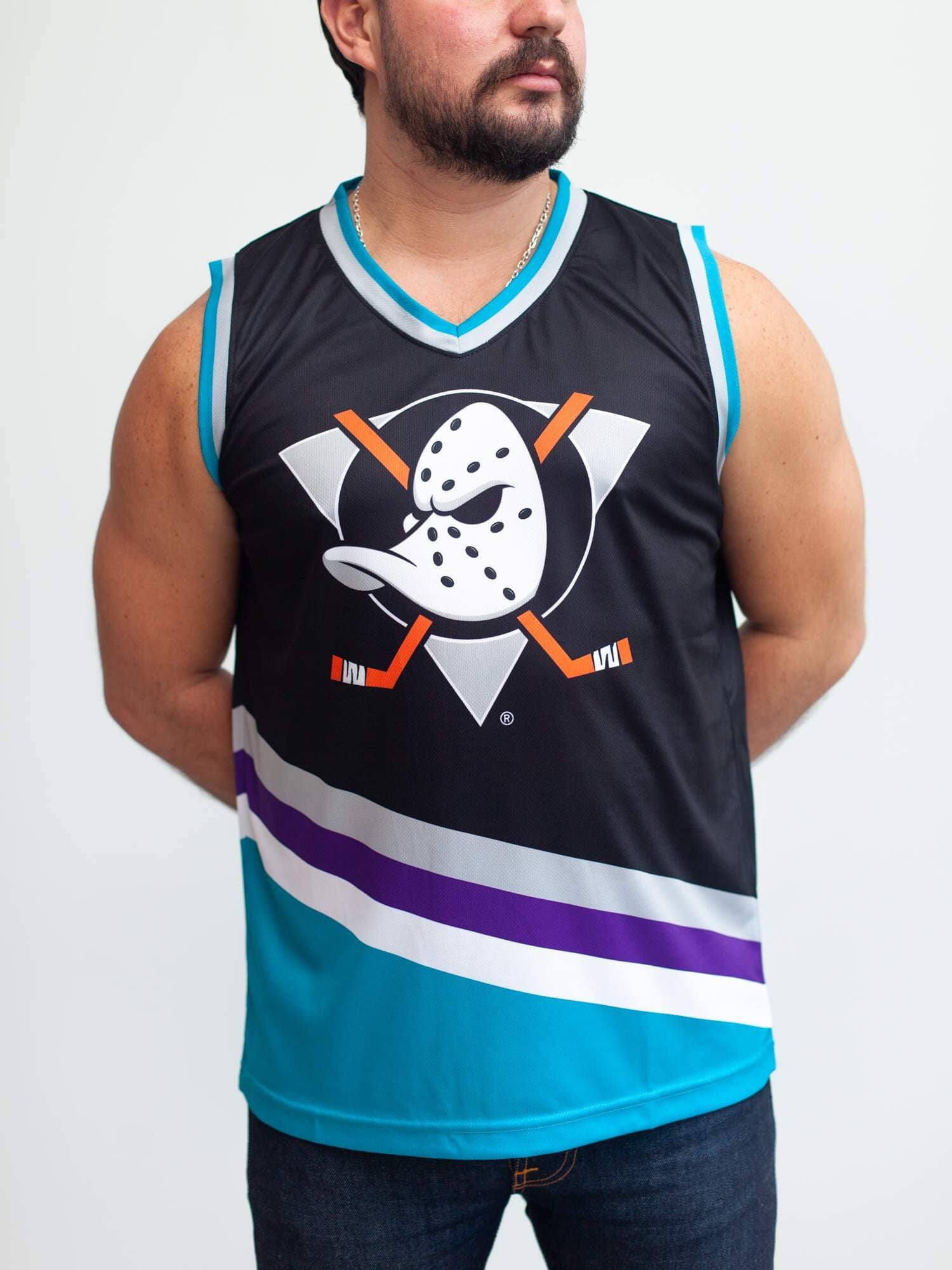 Anaheim Ducks Retro Alternate Hockey Tank – Bench Clearers