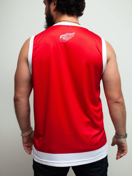 Detroit Red Wings Away Hockey Tank - M / White / Polyester
