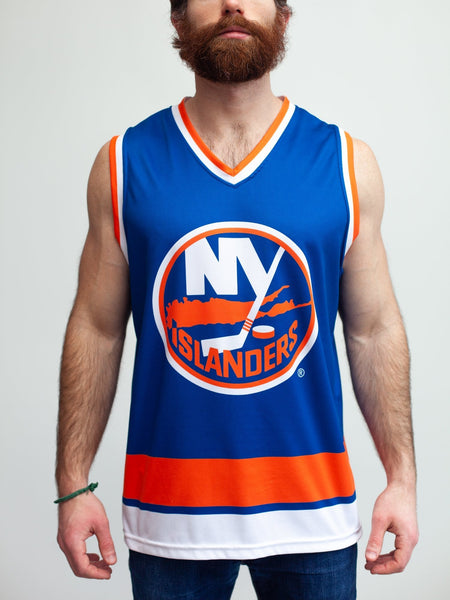 New York Islanders Away Hockey Tank - M / White / Polyester
