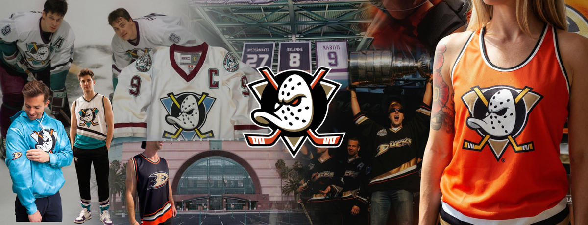 Bench Clearers Anaheim Ducks Licensed NHL Hockey Apparel Collection Banner