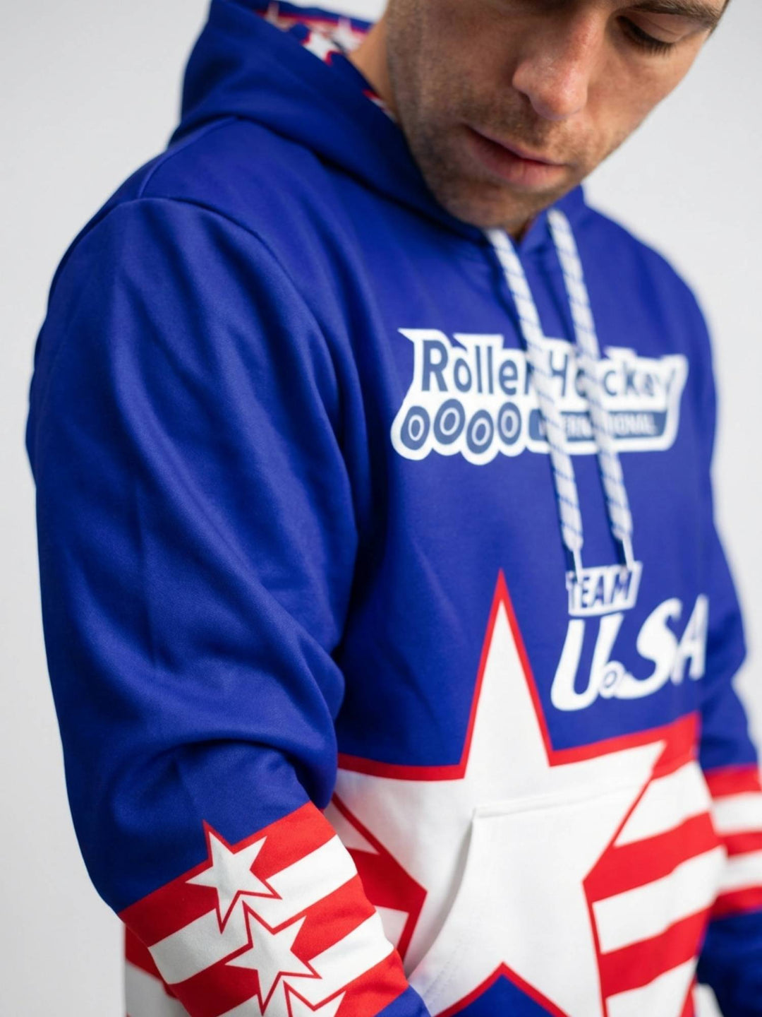 RHI Team USA World Collection Hoodie - ON-MODEL FRONT ALT