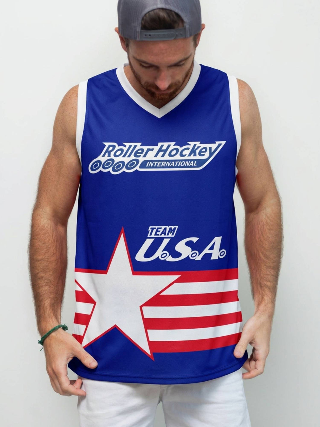 RHI Team USA World Collection Tank - ON-MODEL FRONT