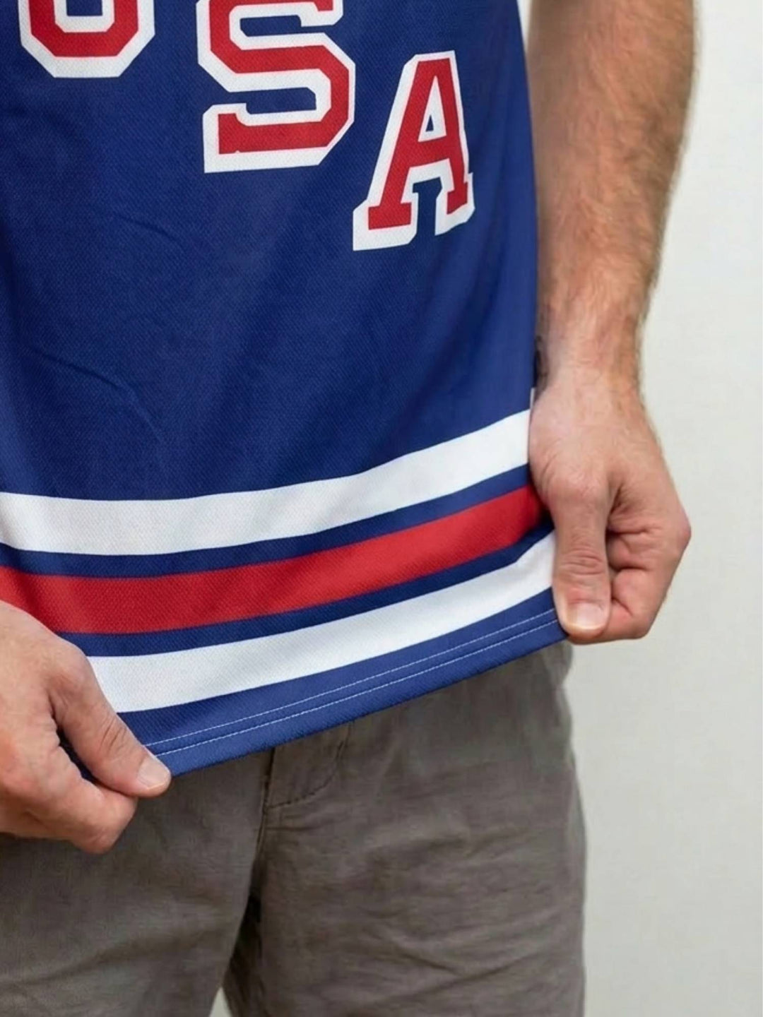 USA Hockey Nations 2026 Navy Hockey Tank - FABRIC STRETCH | BenchClearers Hockey Apparel
