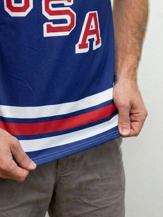 USA Hockey Nations 2026 Navy Hockey Tank - FABRIC STRETCH | BenchClearers Hockey Apparel