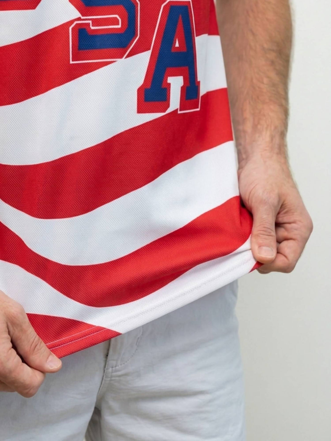 Bench Clearers USA Hockey American Flag Hockey Tank - FABRIC STRETCH