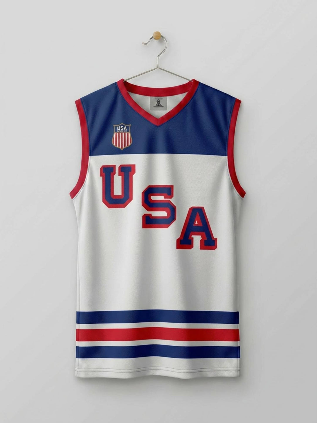 USA Hockey Nations 2026 Away Hockey Tank - HANGER | BenchClearers Hockey Apparel