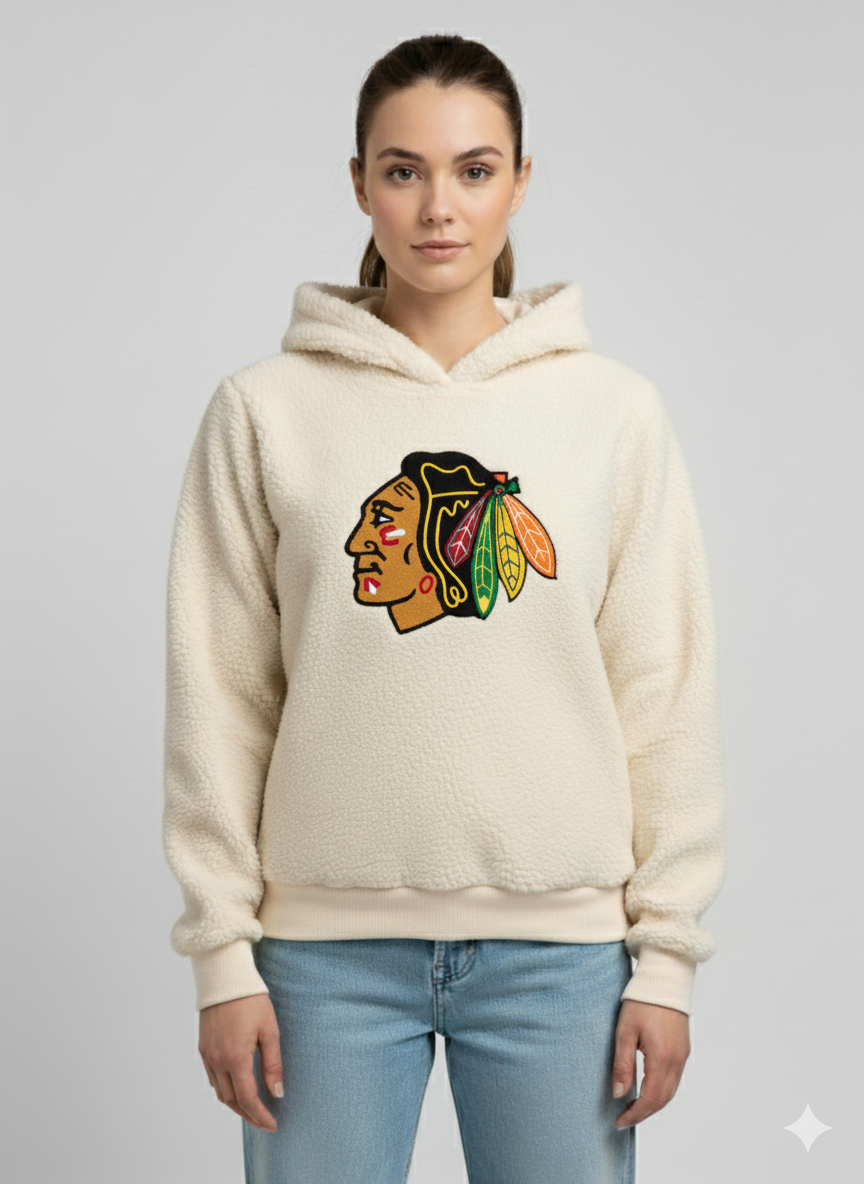 Chicago Blackhawks Women's Sherpa Hoodie