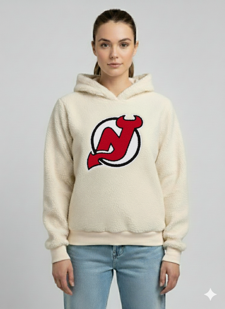 New Jersey Devils Women's Sherpa Hoodie