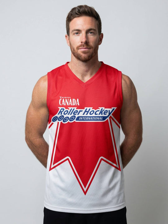 RHI Team Canada World Collection Tank - ON-MODEL FRONT