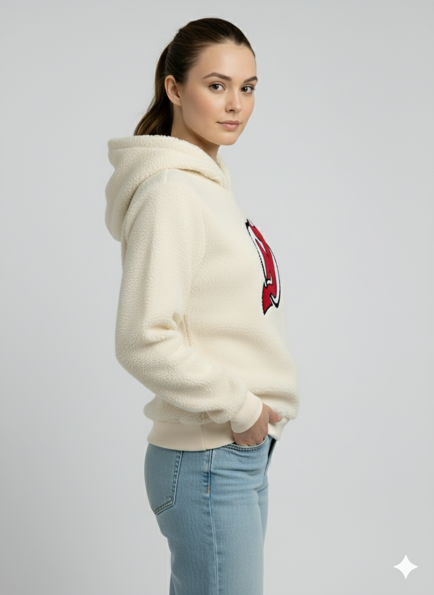 New Jersey Devils Women's Sherpa Hoodie