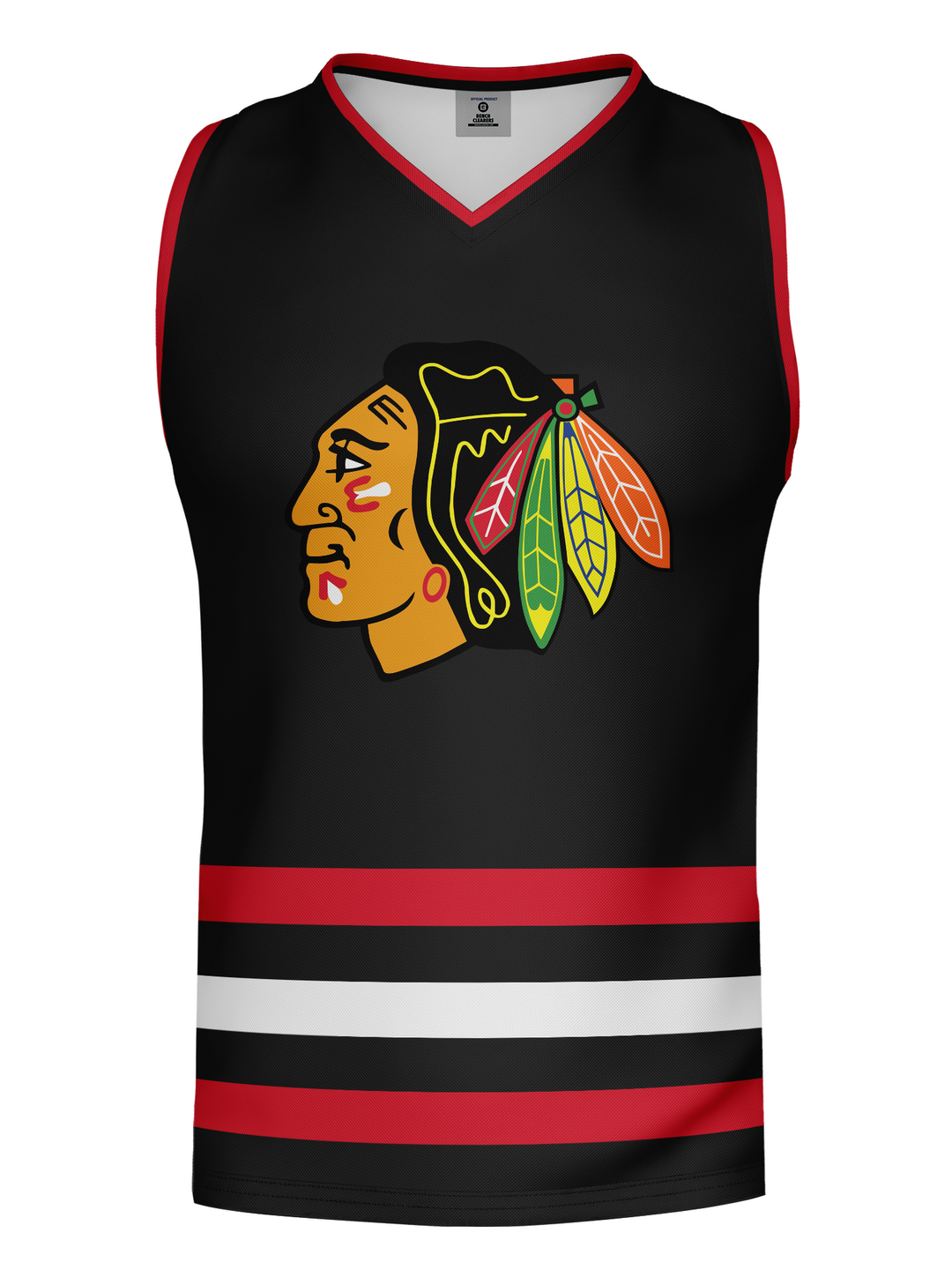Chicago Blackhawks 2026 Alternate Bench Clearers Hockey Tank - FRONT