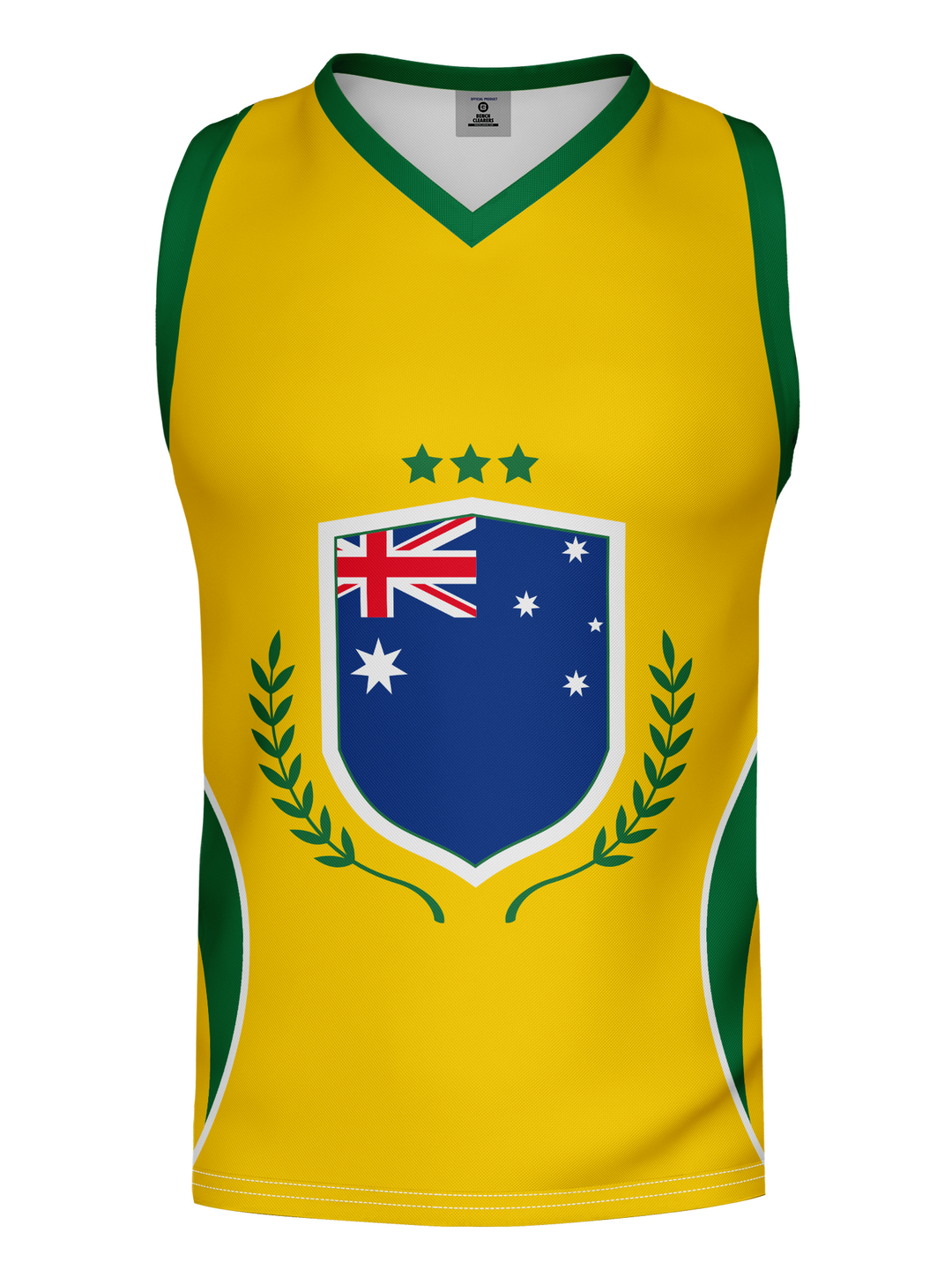 Bench Clearers Australia World Collection Tank - 3D FRONT