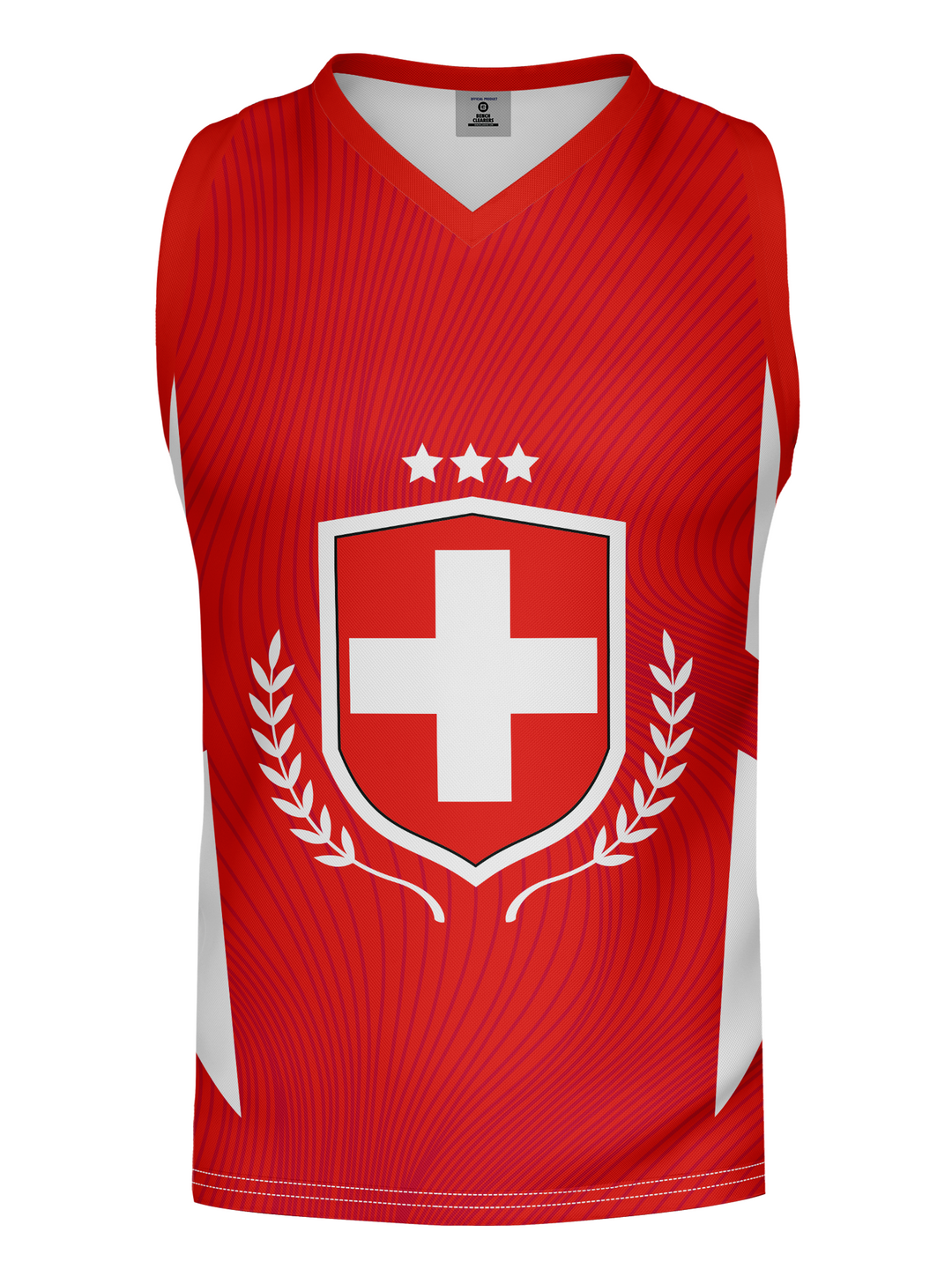 Bench Clearers Switzerland World Collection Tank - 3D FRONT