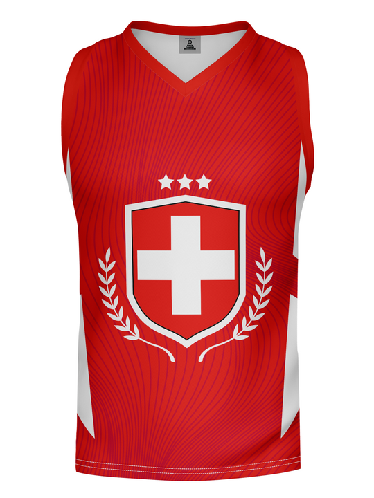 Bench Clearers Switzerland World Collection Tank - 3D FRONT