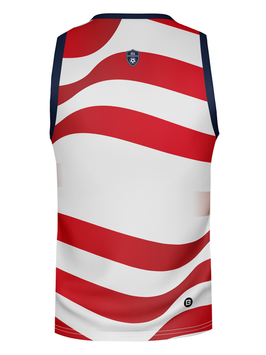 Bench Clearers USA World Collection Tank - 3D BACK