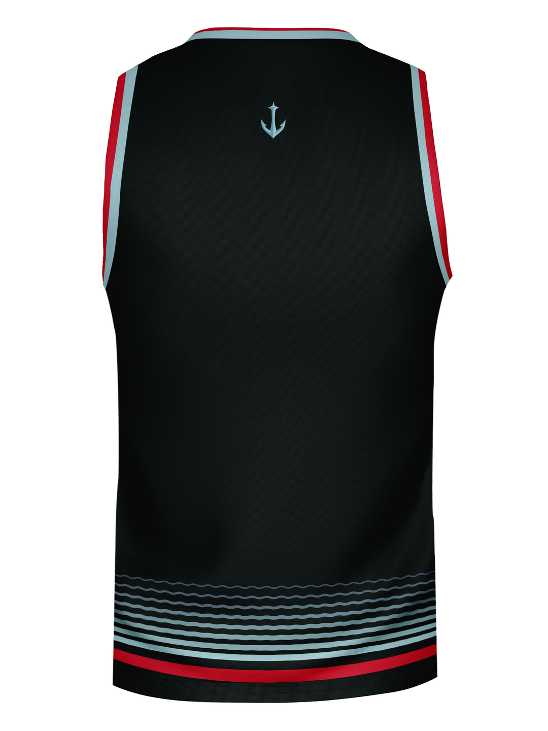 Bench Clearers Seattle Kraken Abyss Alternate Hockey Tank - 3D BACK