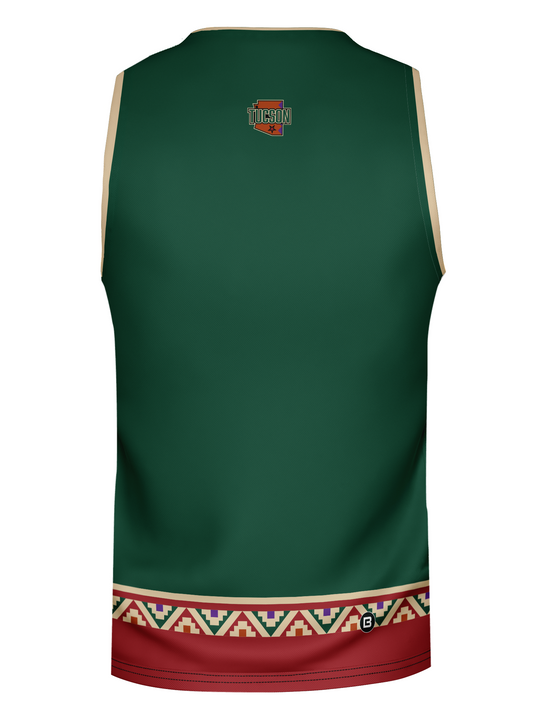 Bench Clearers Tucson Roadrunners 2026 "Kachina" Alternate Hockey Tank - 3D BACK
