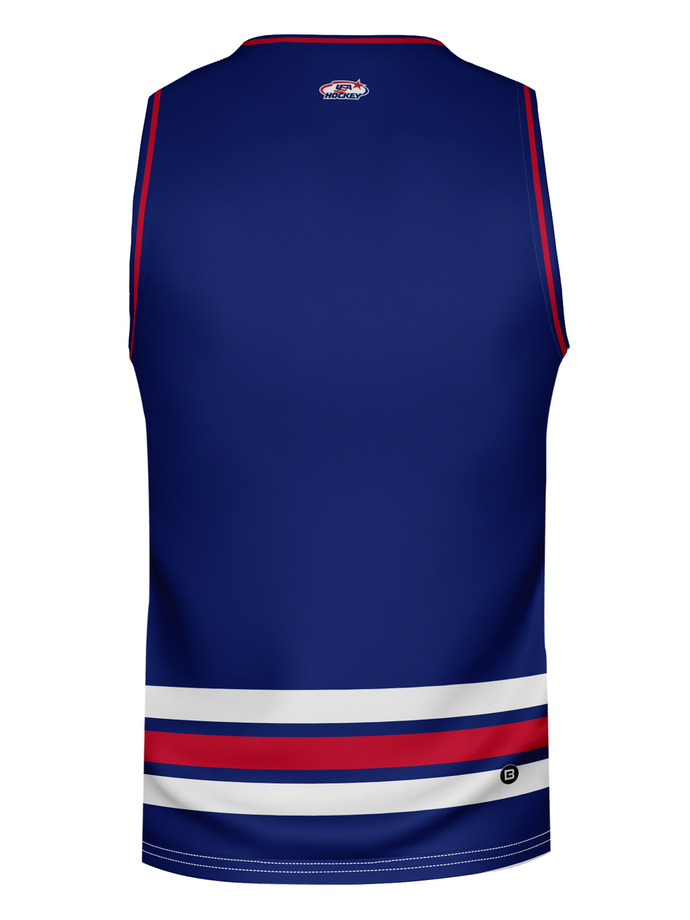 USA Hockey Nations 2026 Navy Hockey Tank - BACK