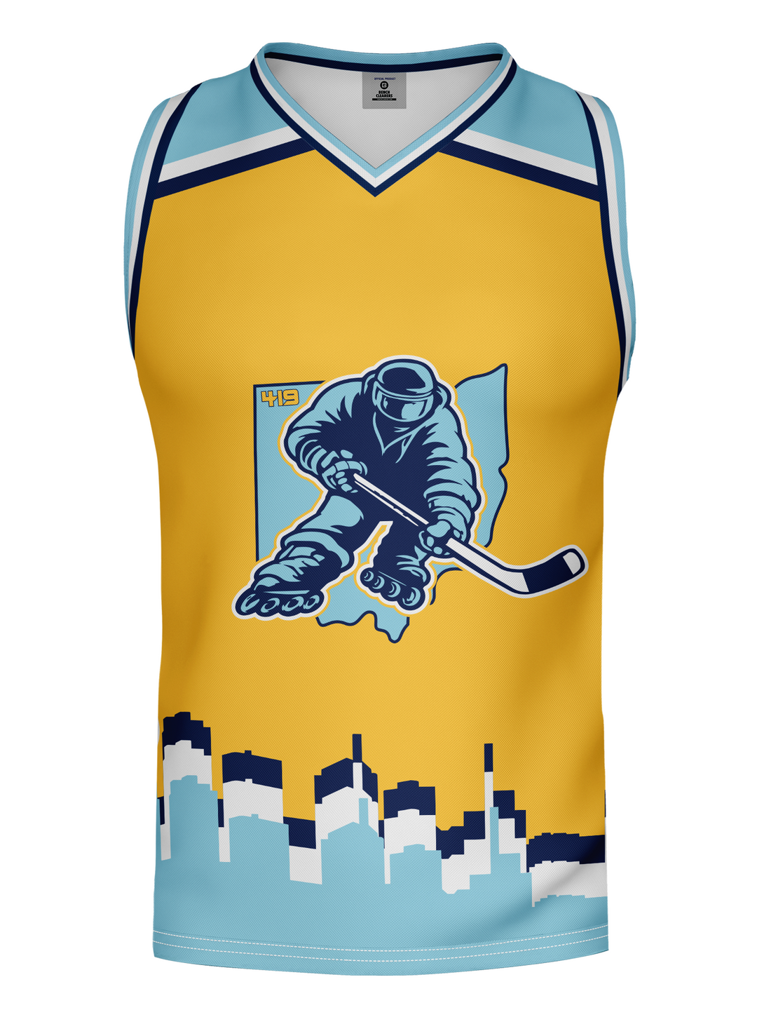 Bench Clearers XRHL 419 Bladers Alternate Hockey Tank - FRONT