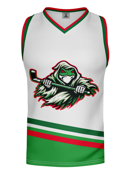 Bench Clearers XRHL Maumee Bay Ghost Frogs Hockey Tank - FRONT