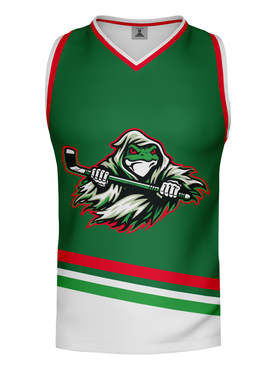 Bench Clearers XRHL Maumee Bay Ghost Frogs Alternate Hockey Tank - FRONT