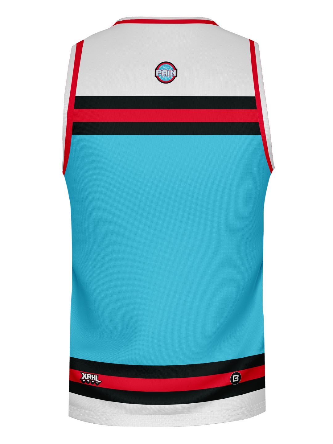 Bench Clearers XRHL Glass City Pain Hockey Tank - BACK
