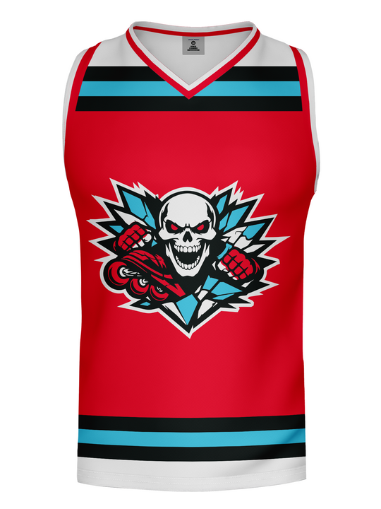 Bench Clearers XRHL Glass City Pain Alternate Hockey Tank - FRONT
