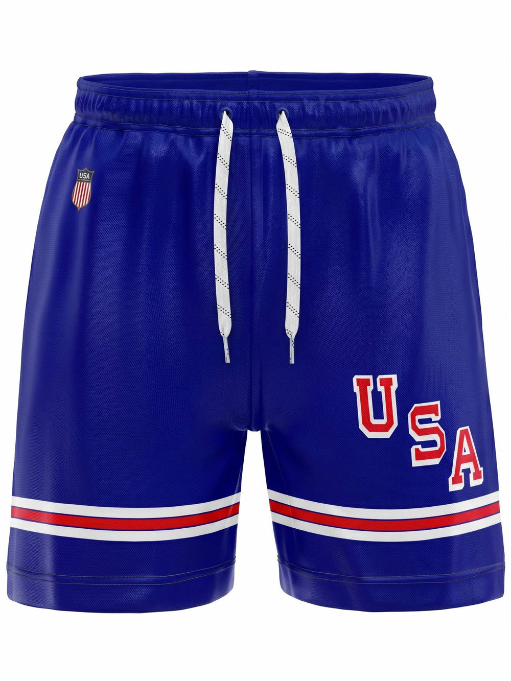 Bench Clearers USA Hockey Nations 2026 Hockey Shorts | 3D FRONT