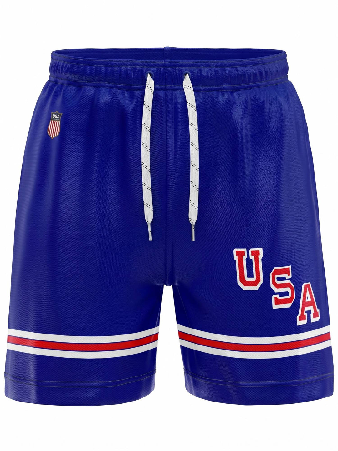 Bench Clearers USA Hockey Nations 2026 Hockey Shorts | 3D FRONT