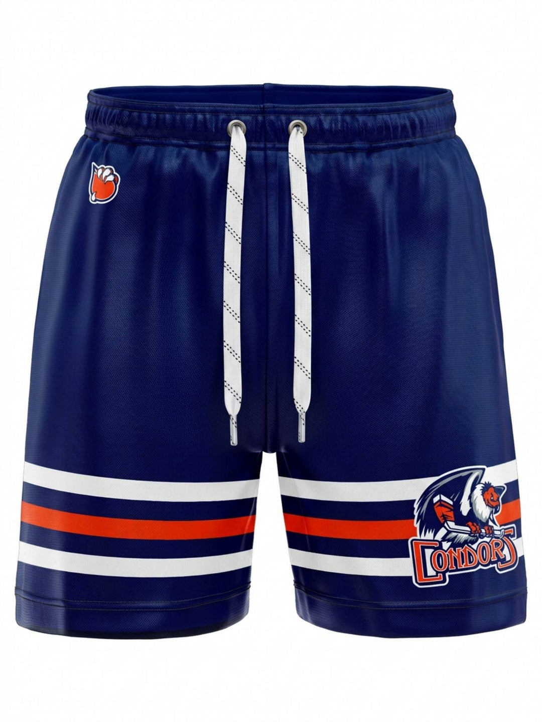 Bench Clearers Bakersfield Condors Hockey Shorts - 3D FRONT