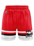 Charlotte Checkers Hockey Shorts - Front