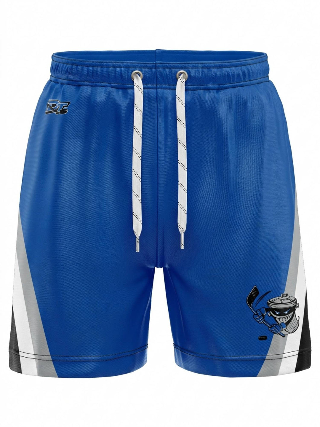  Bench Clearers Danbury Trashers Alternate Hockey Shorts - 3D FRONT