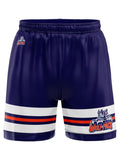 Hartford Wolf Pack Blue Alternate Hockey Shorts - Front