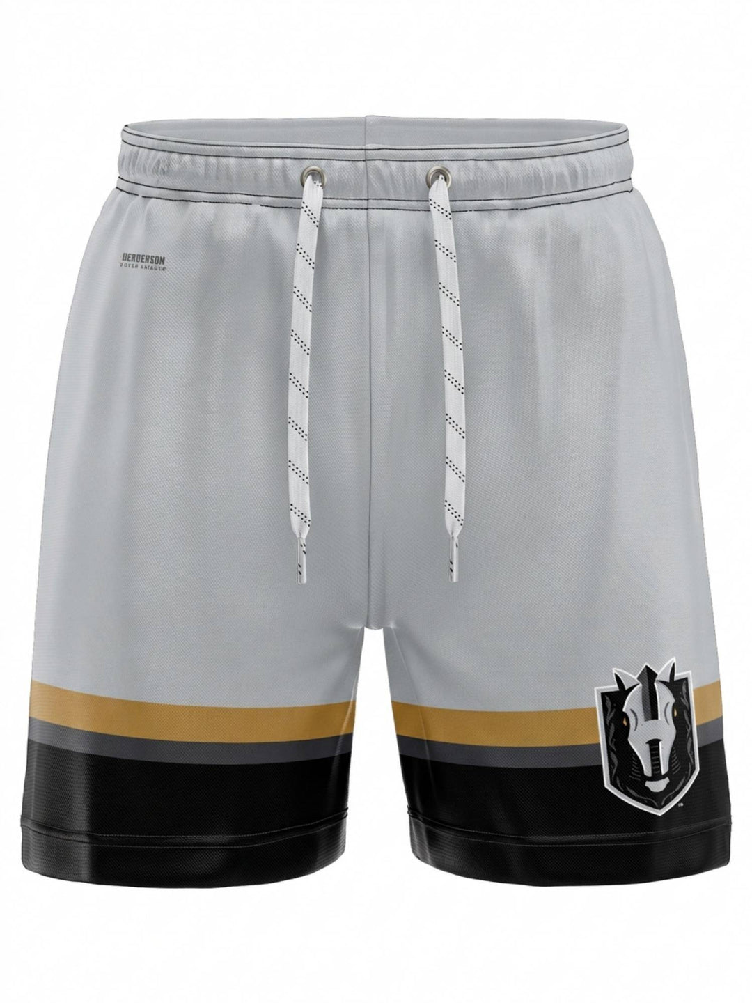  Bench Clearers Henderson Silver Knights Hockey Shorts - 3D FRONT
