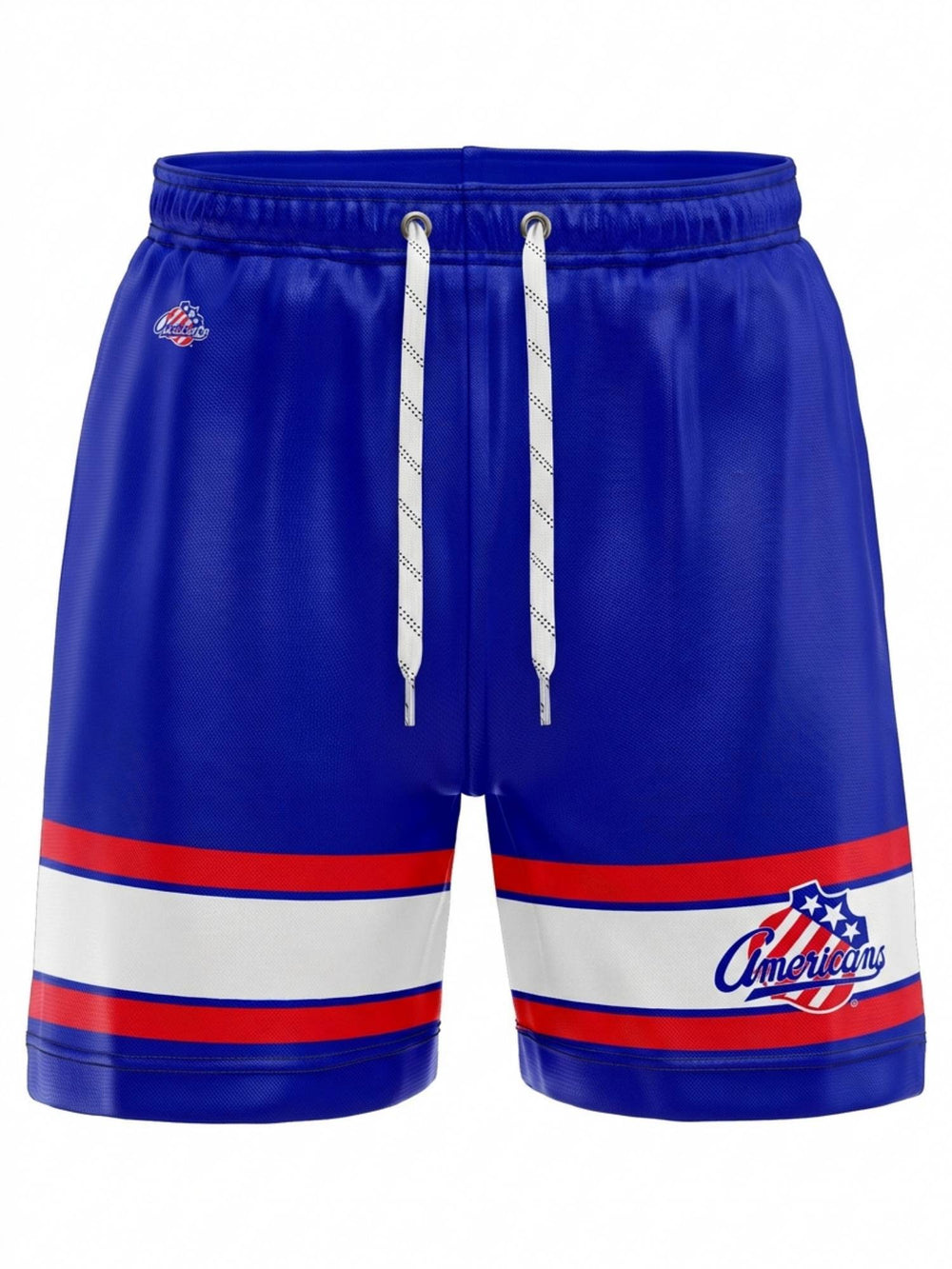  Bench Clearers Rochester Americans Hockey Shorts - 3D FRONT
