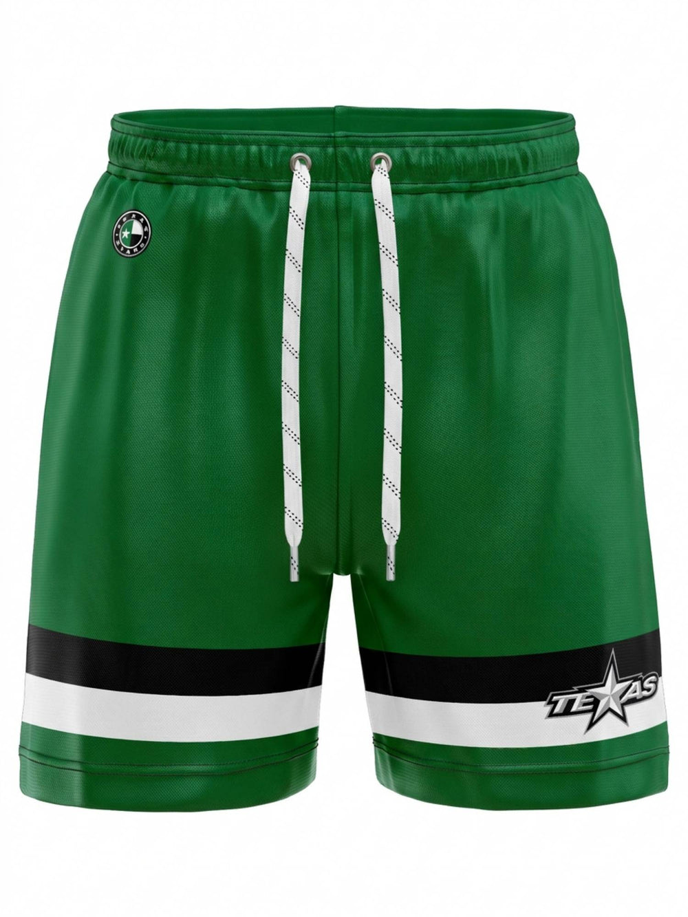  Bench Clearers Texas Stars Hockey Shorts - 3D FRONT