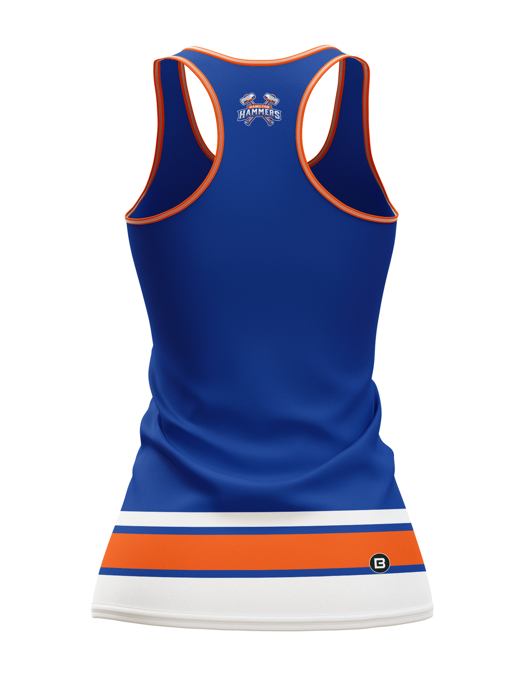 Bench Clearers Hamilton Hammers Women's Hockey Tank - 3D BACK