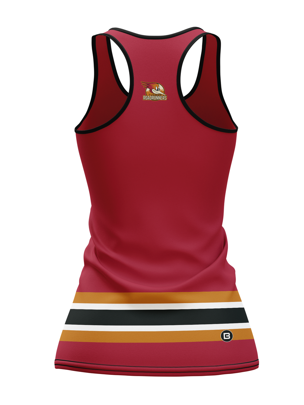 Bench Clearers Tucson Roadrunners 2026 Women's Racerback Hockey Tank - 3D BACK