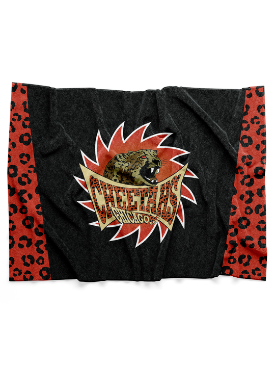 Chicago Cheetahs Sherpa Blanket